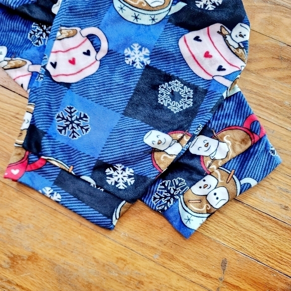 Breifly Stated Blue Plaid Christmas Holiday Sleep Pants Women's 3X Plus Size EUC - Picture 5 of 8